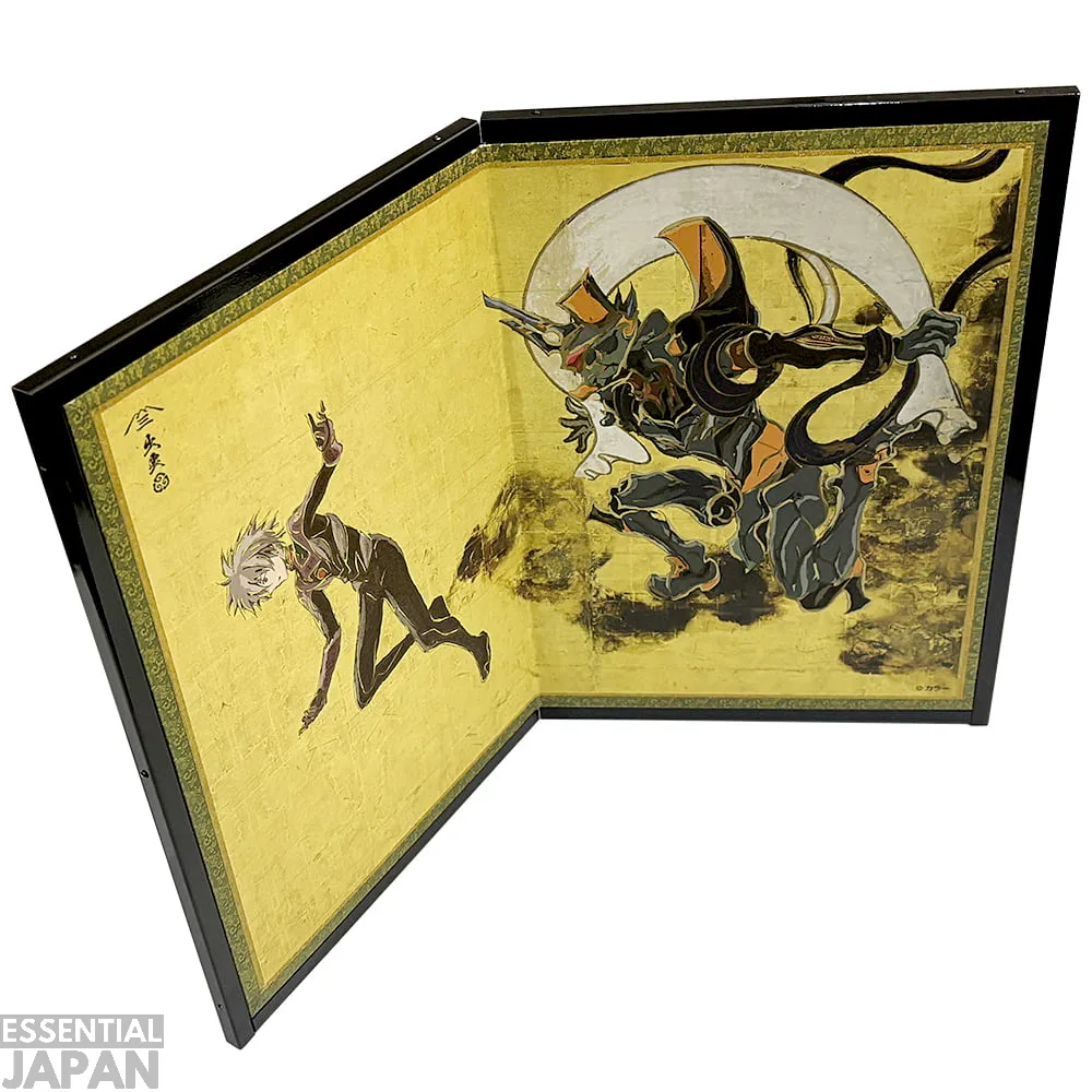 evangelion ukiyo e screens japanese gods 12