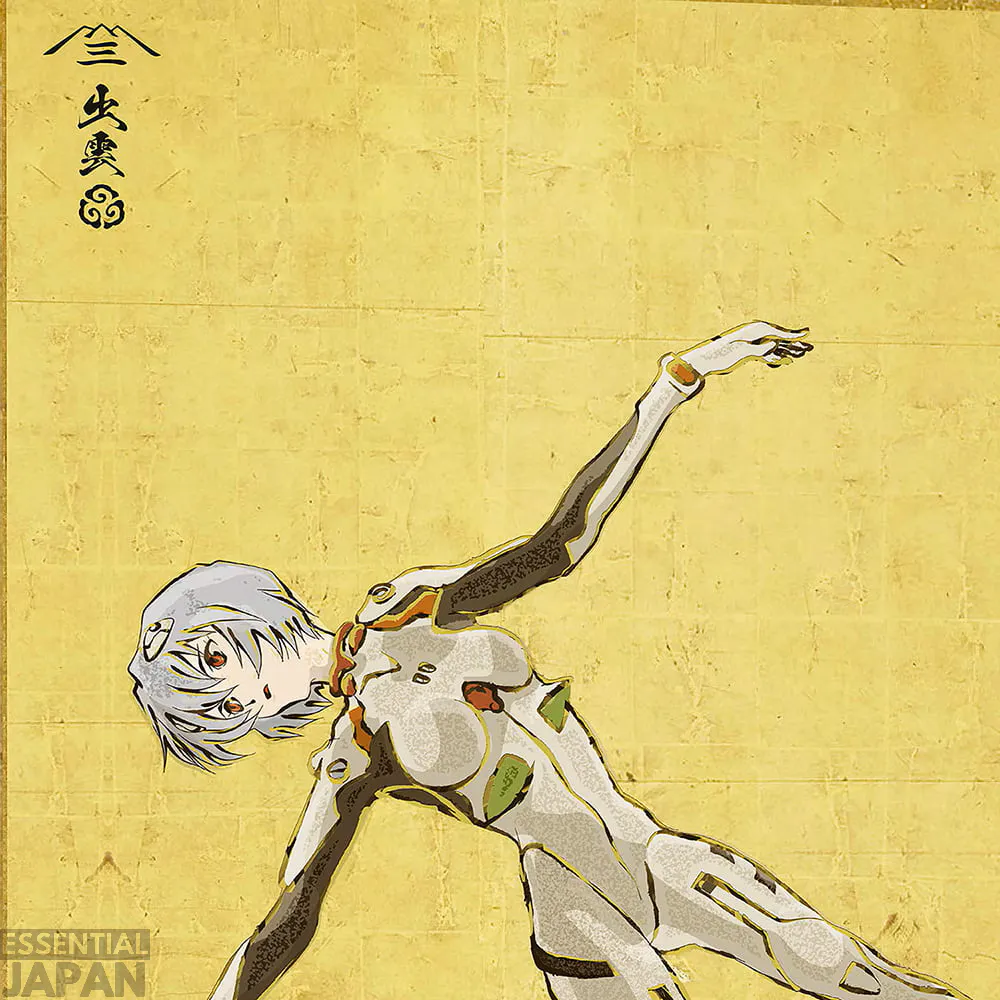 evangelion ukiyo e screens japanese gods 13