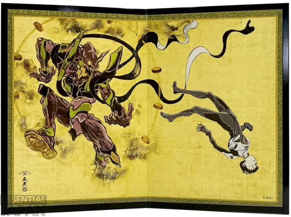 evangelion ukiyo e screens japanese gods 6