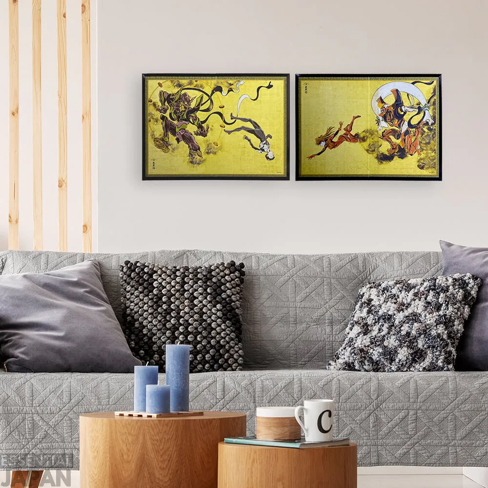 evangelion ukiyo e screens japanese gods 9