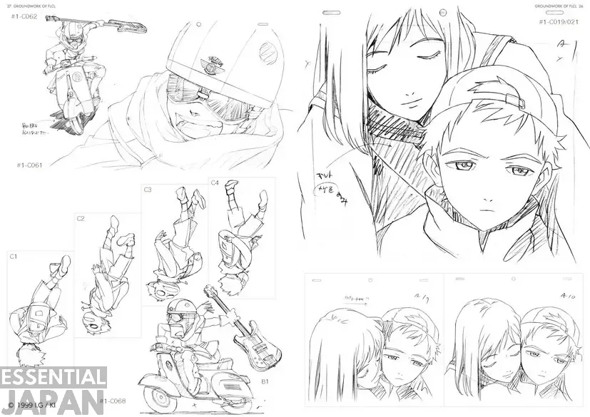 FLCL's Official Art Book Is Set to Return After 25 Years Out of Print