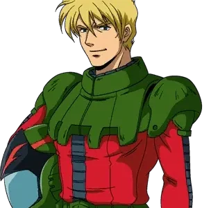 gundam johnny ridden character art