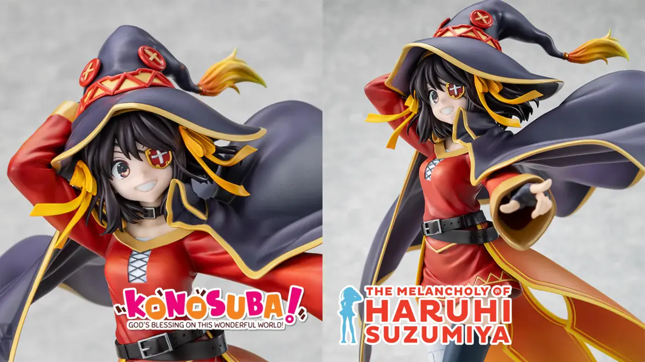 kdcolle haruhi suzumiya konosuba megumin statue 0