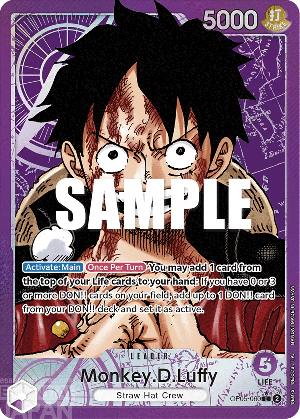 luffy one piece card game OP05 060 p1