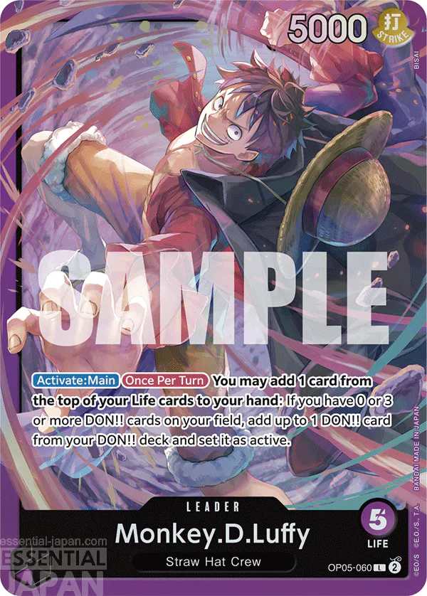 luffy one piece card game OP05 060 p3