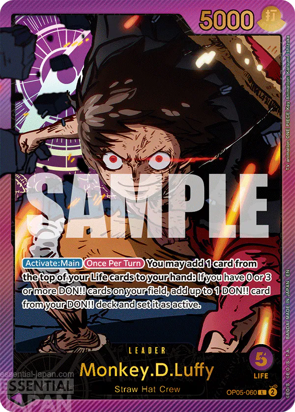 luffy one piece card game OP05 060 p4