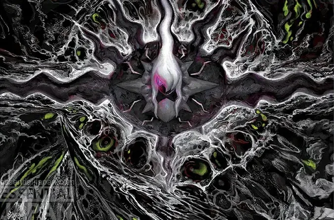 mega darkrai ex pitch black full art 2