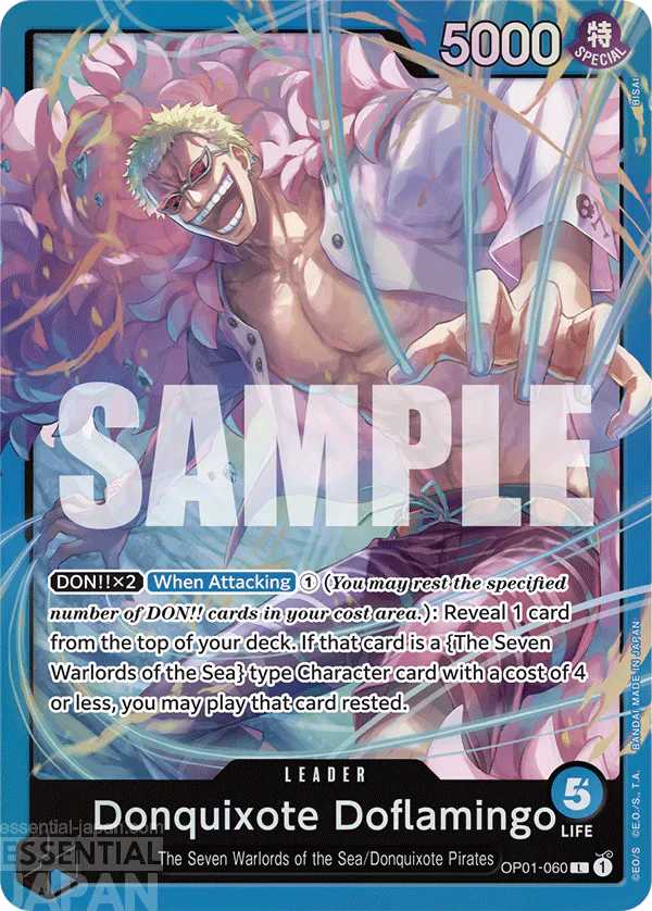 one piece bard game OP01 060 Donquixote Doflamingo 1