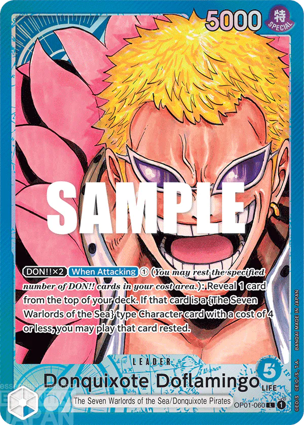 one piece bard game OP01 060 Donquixote Doflamingo 2