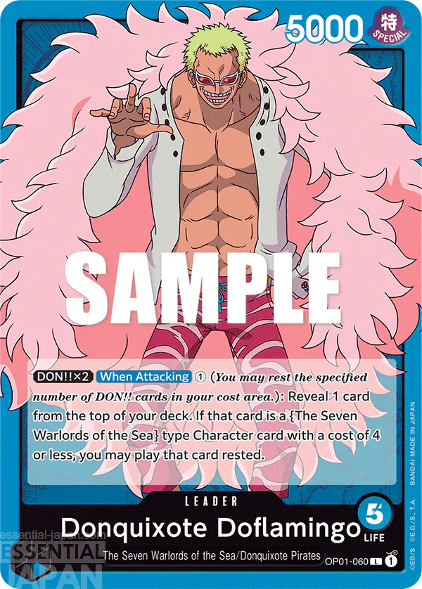 one piece bard game OP01 060 Donquixote Doflamingo 3