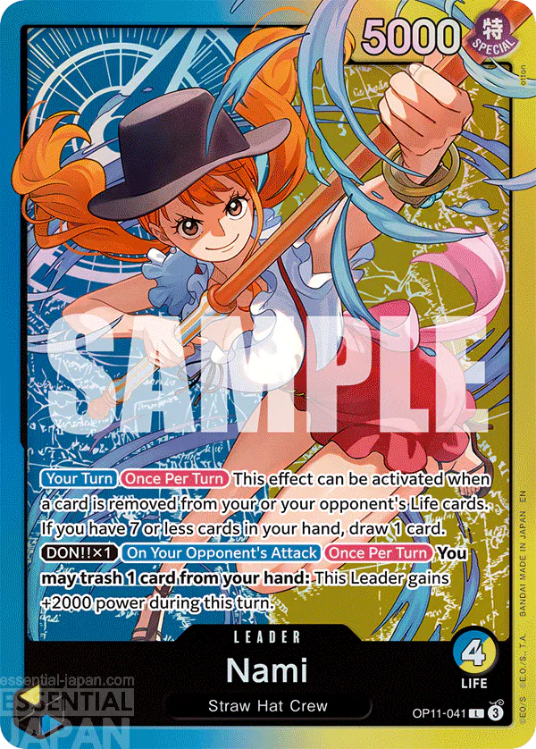 one piece bard game OP11 041 nami 2