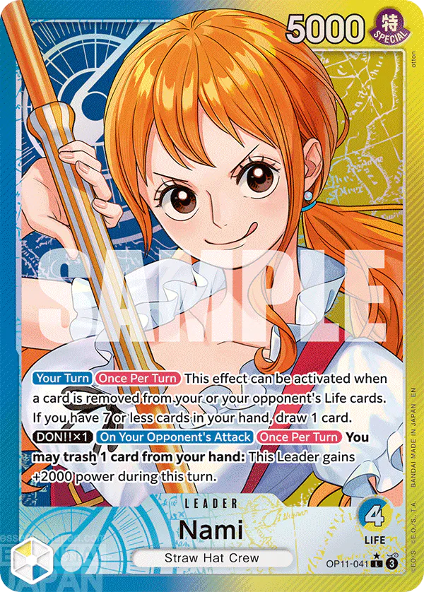 one piece bard game OP11 041 nami 3