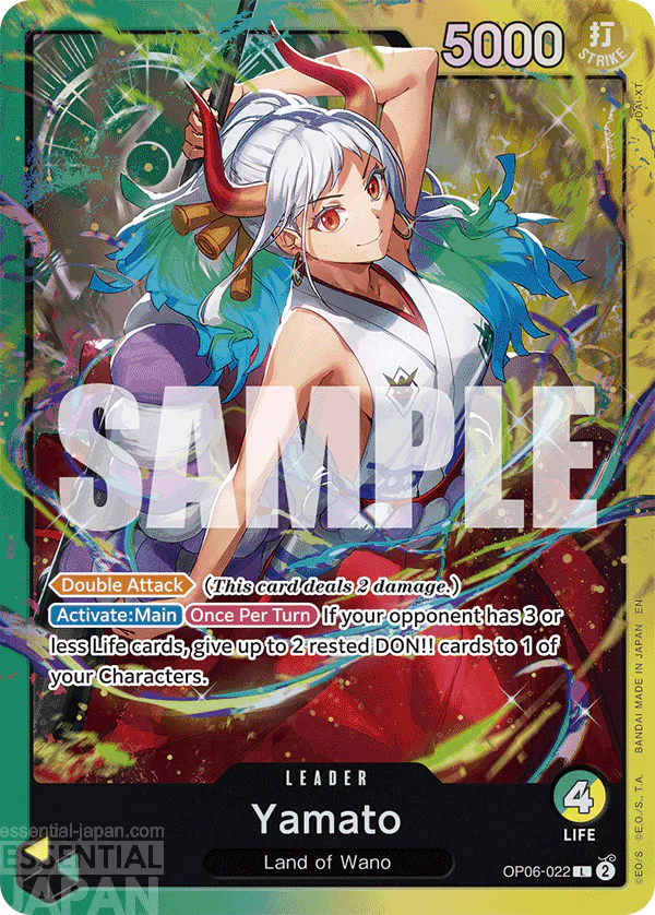 one piece card game OP06 022 Yamato 1
