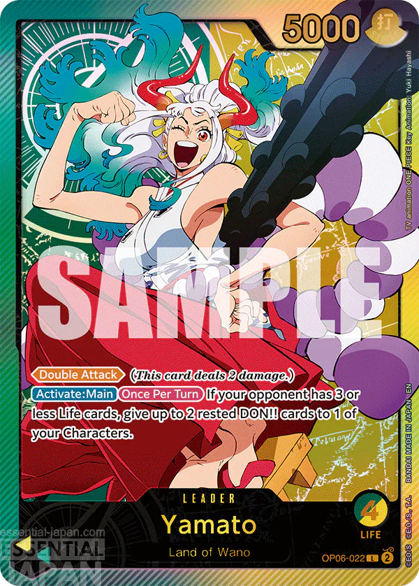 one piece card game OP06 022 Yamato 2