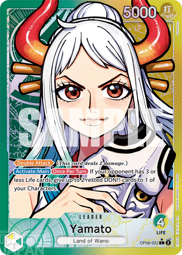 one piece card game OP06 022 Yamato 3
