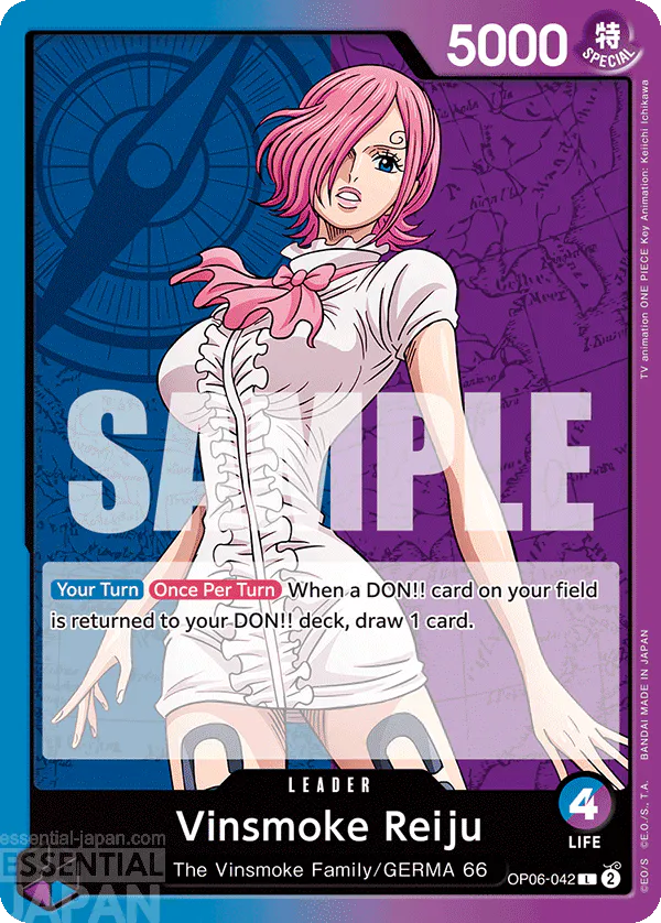 one piece card game OP06 042 vinsmoke reiju 3
