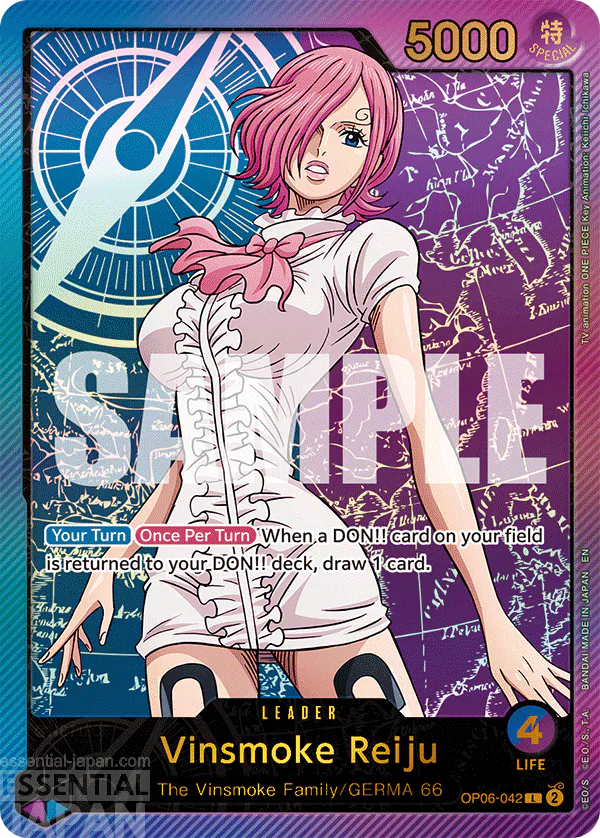one piece card game OP06 042 vinsmoke reiju