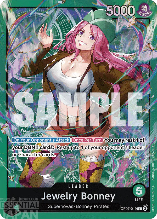one piece card game OP07 019 Jewelry Bonney 1