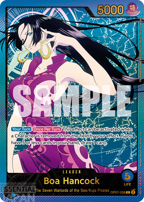 one piece card game OP07 038 Boa Hancock 1
