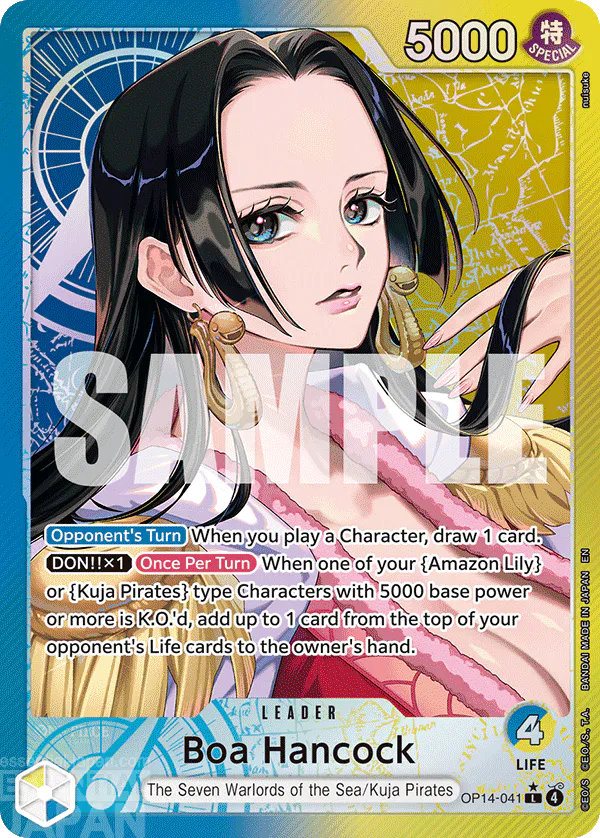 one piece card game OP14 041 Boa Hancock 1