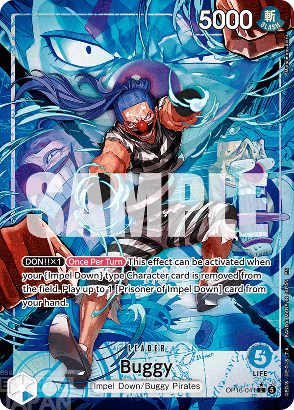one piece card game OP16 041 Buggy 1