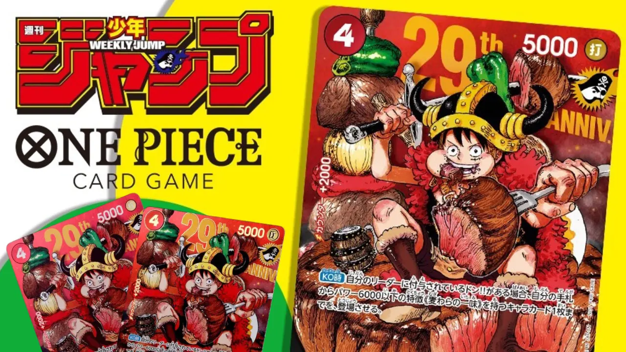 ONE PIECE CARD GAME Reveals New Shonen Jump Exclusive Luffy Promo Card
