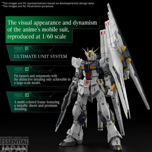pg unleashed nu gundam premium bandai usa 6