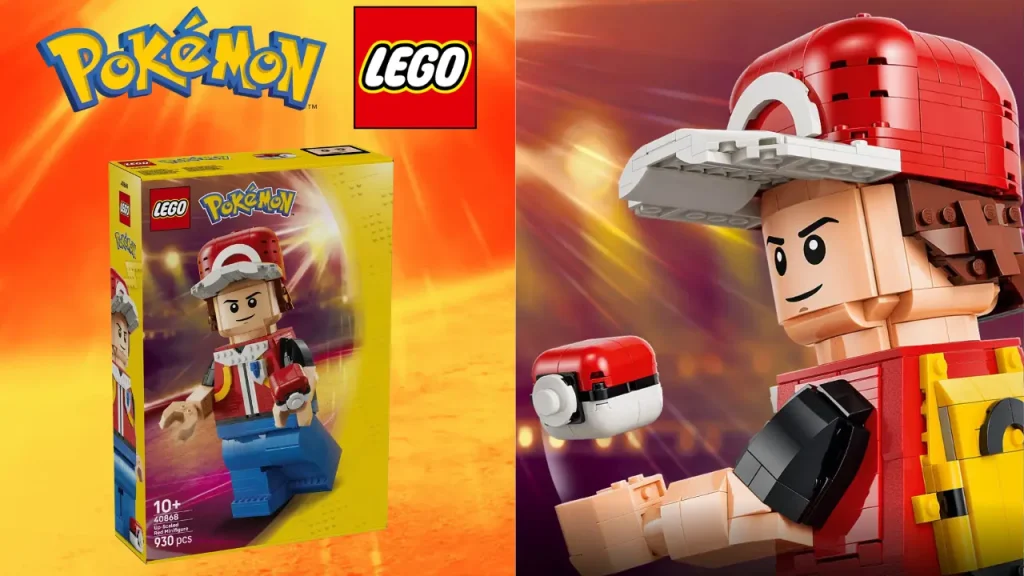 pokemon lego upscaled red mini figure 0
