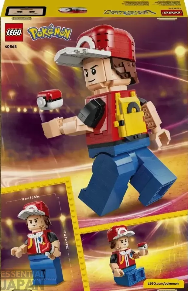 pokemon lego upscaled red mini figure 10