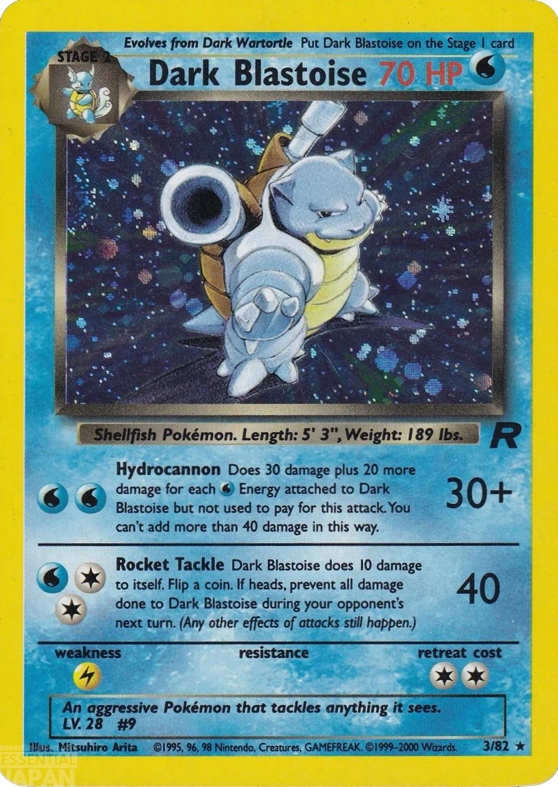 pokemon tcg Dark Blastoise (Team Rocket 382)