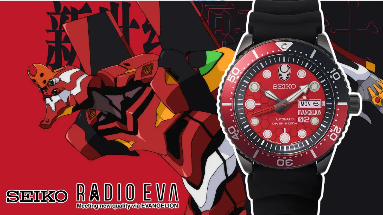 Seiko and Evangelion Unveil Limited Edition Unit-02 Inspired RADIO