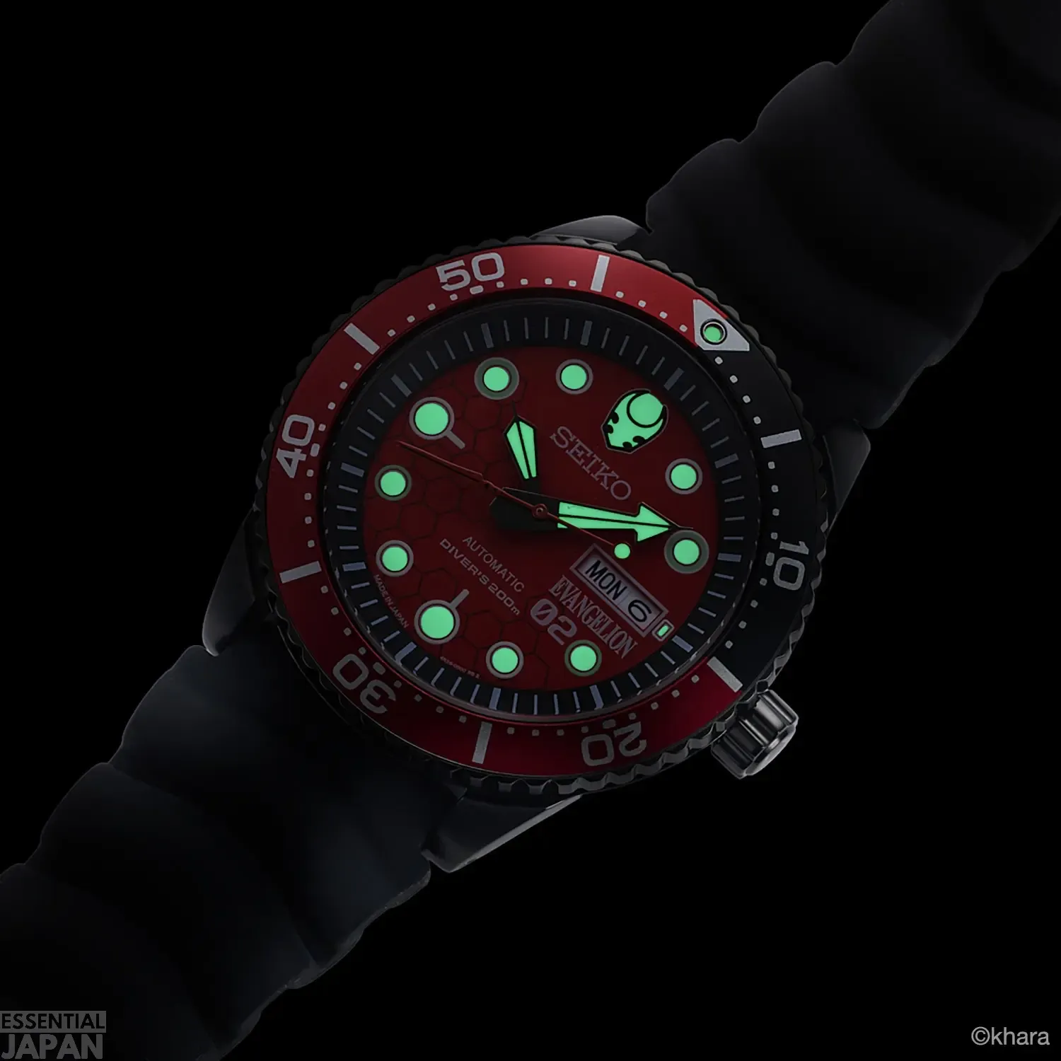 seiko evangelion unit 02 watch 5