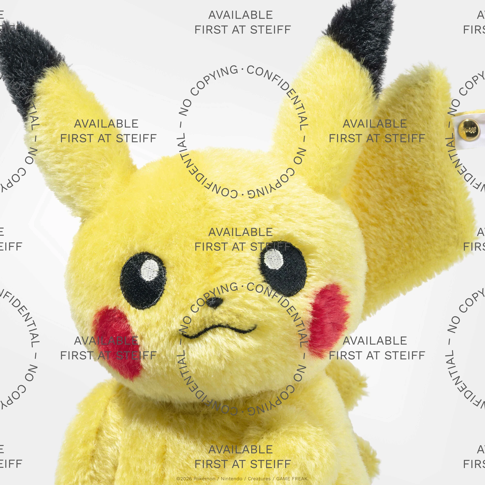 steiff pikachu 3