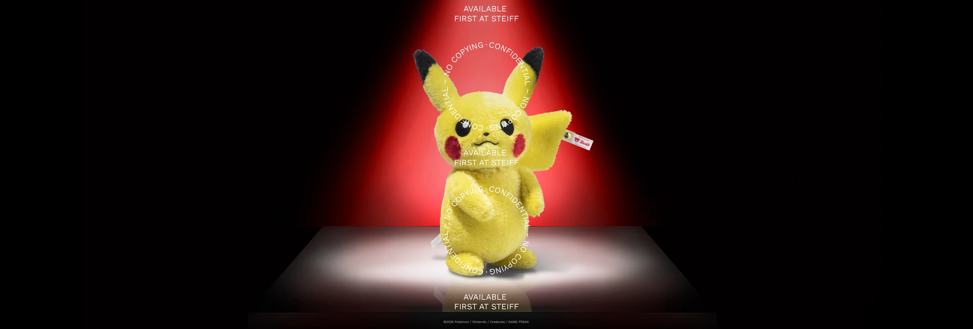 steiff pikachu