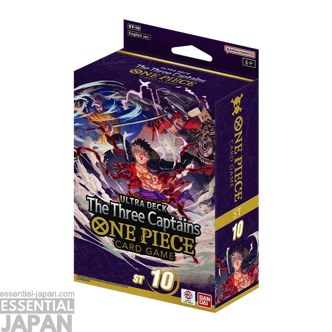 the three captain starter deck one piece card game 01