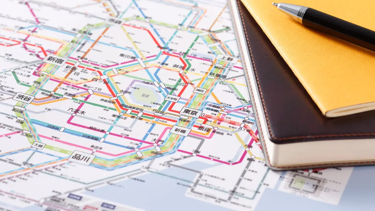 tokyo train subway map 02