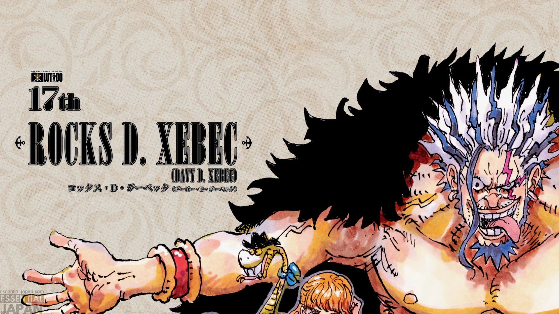 One Piece 2nd WORLD TOP 100 character popularity poll 18