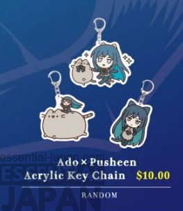 ランダム×3 Ado x Pusheen アクリルキーホルダー プシーン Ado Reveals New and Exclusive Pusheen Merch Collab Collection