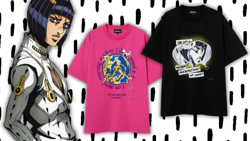 Barbour JJBA Golden Wind x Fashion Collab Main