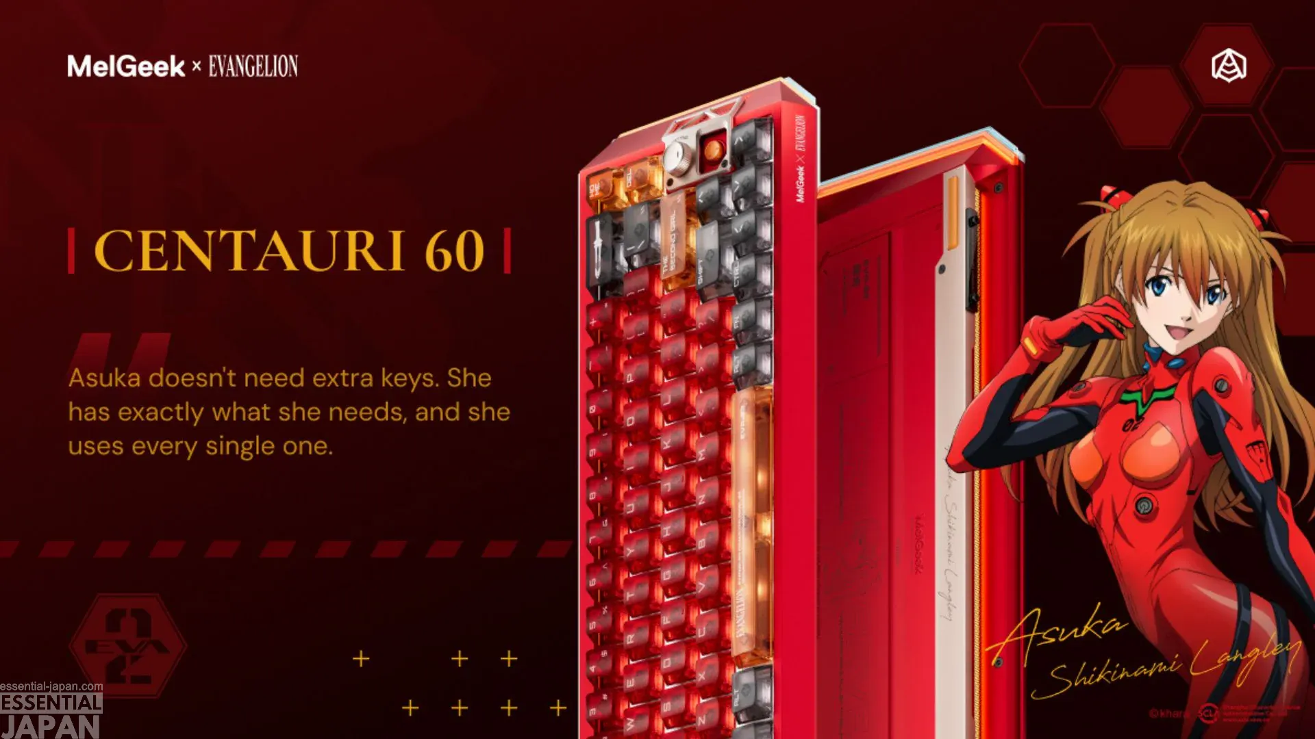 Centauri60 Asuka Edition HE Gaming Keyboard 3