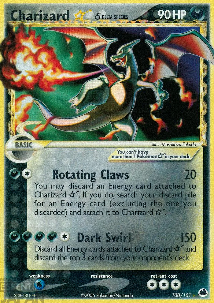 Charizard Gold Star EX Dragon Frontiers