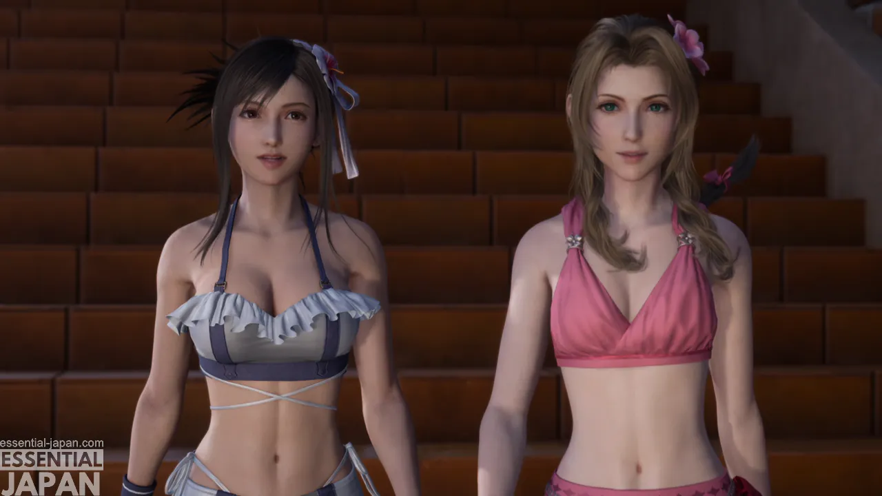 FINAL FANTASY VII REBIRTH tifa aerith swimsuits