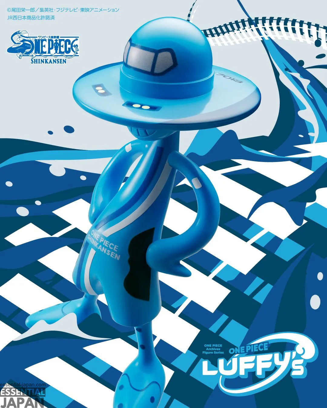 LUFFY's ONE PIECE Shinkansen Setouchi Blue 1