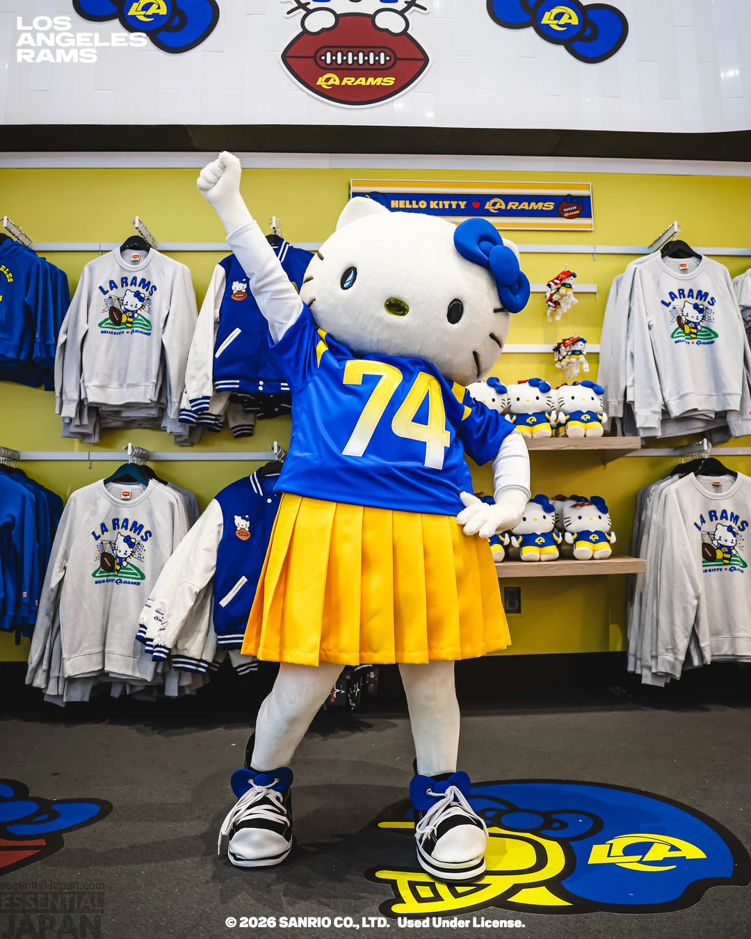 Los Angeles Rams Hello Kitty Collab Bobblehead 10