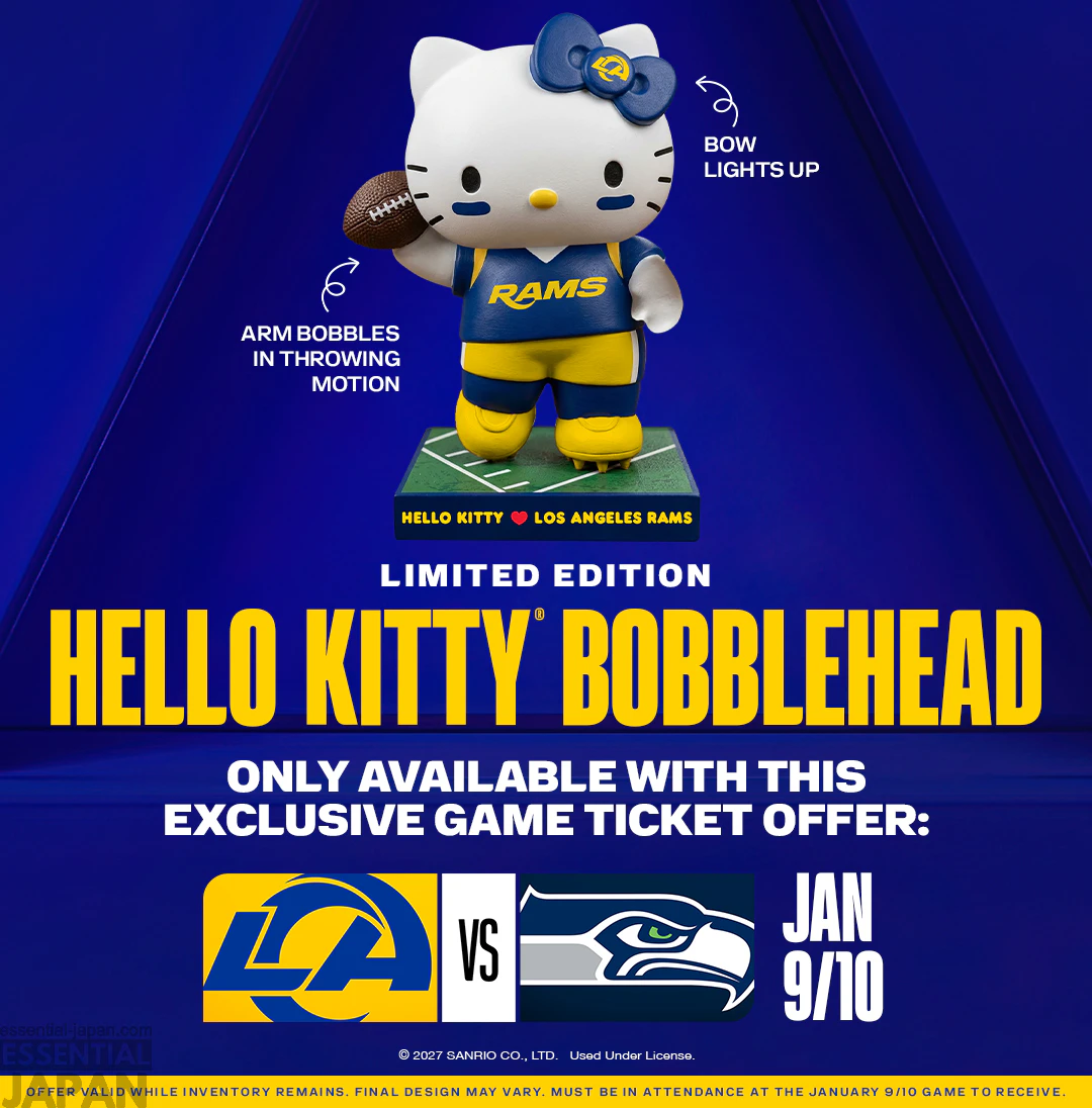 Los Angeles Rams Hello Kitty Collab Bobblehead 2