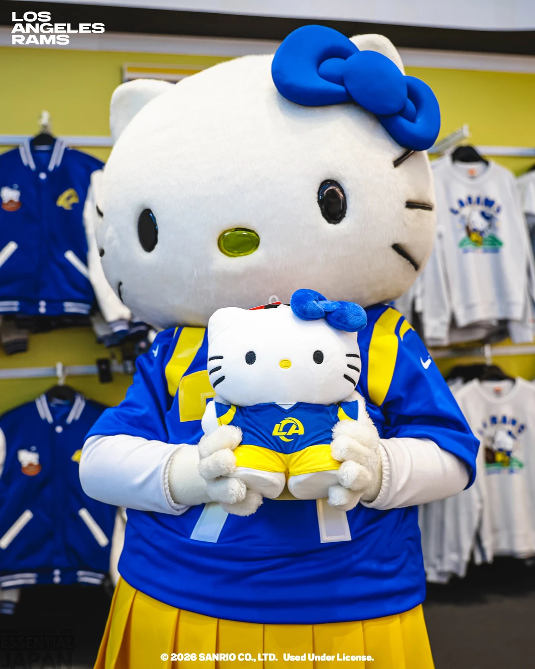 Los Angeles Rams Hello Kitty Collab Bobblehead 8