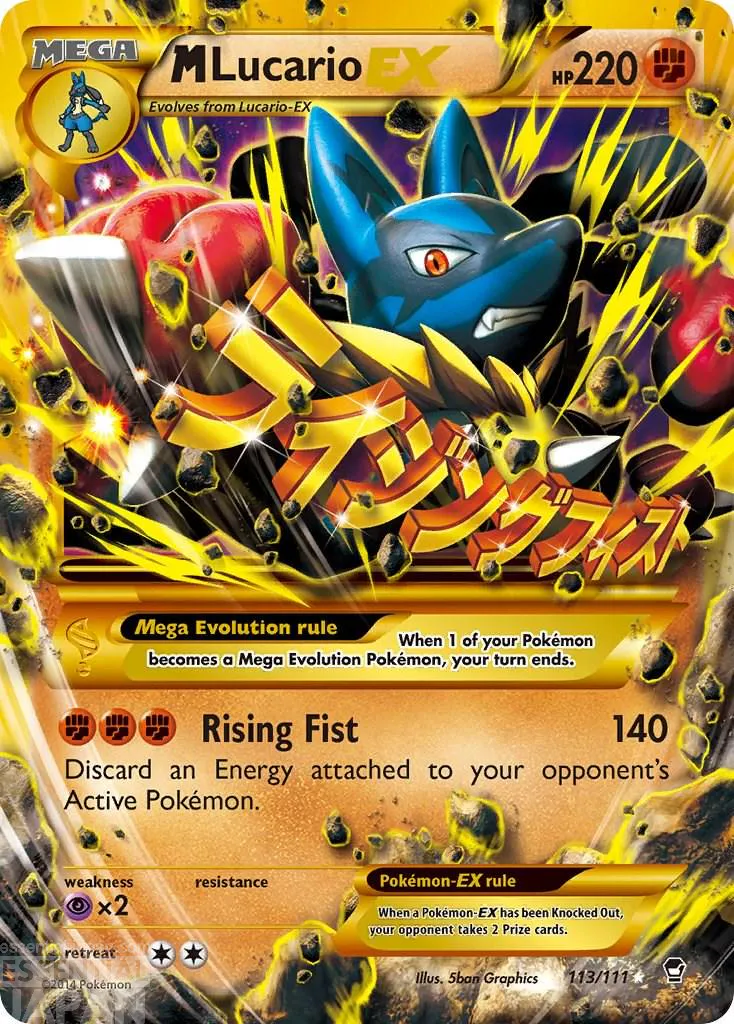 M Lucario EX Secret Rare