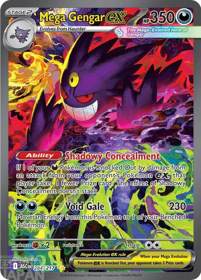Mega Gengar ex Special Illustration Rare (Ascended Heroes 284217)