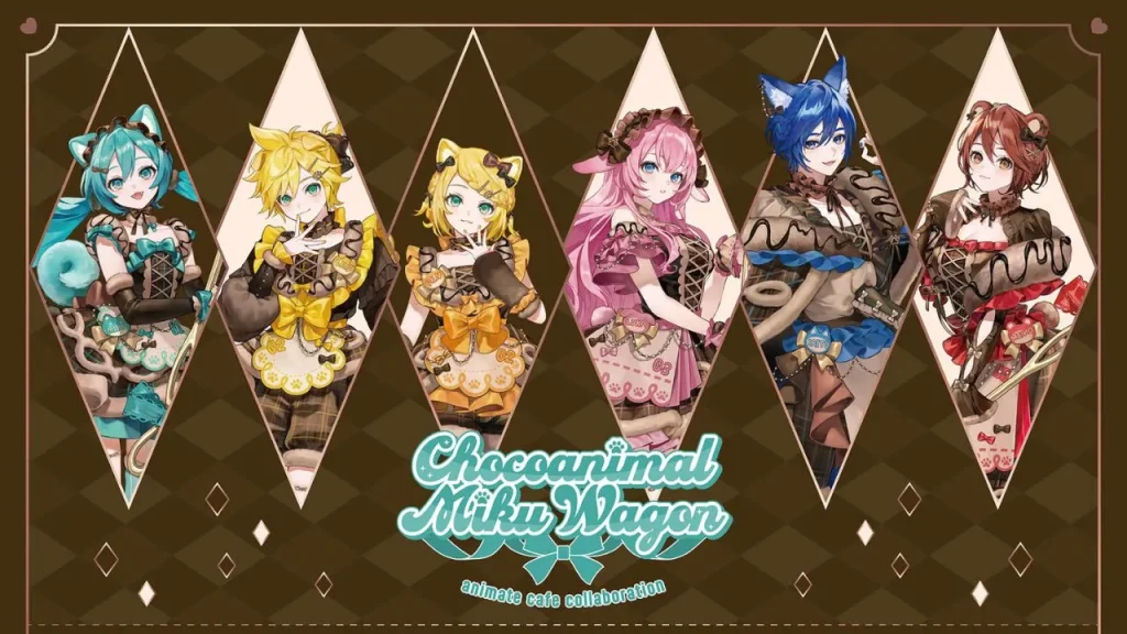 Miku Choco Animals Cafe Collab Main