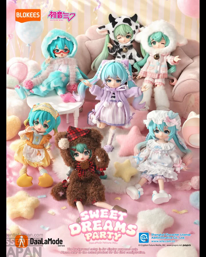 Miku x Blokees Sweet Dreams Party Figures 1